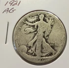 1921 AG Walking Liberty Half Dollar