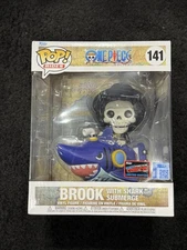 Funko Pop! One Piece Brook w/ Shark Submerge #141 NYCC 2025 Official Sticker