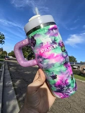 Custom Glitter Simple Modern Cups