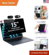 Magnetic Privacy Screen for MacBook Air 15 Inch - Anti-Glare  Blue Light Block