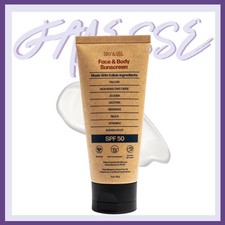 Sky and Sol Natural Mineral Sunscreen SPF 50 - 3 Oz Natural Tallow  Zinc Oxide