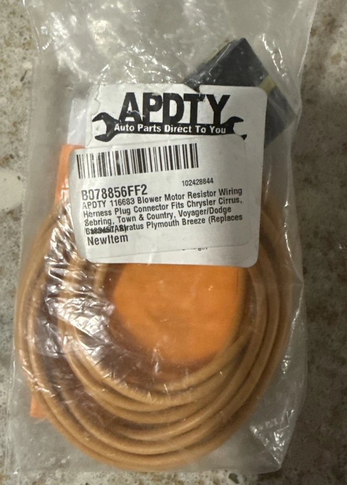 Arnés de resistencia del motor del soplador APDTY 116683 reemplaza 5183467AA Foto 3 de 3