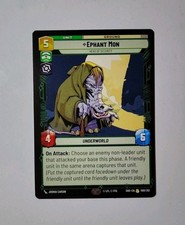 Star Wars Unlimited: SOTG - Ephant Mon (RARE) #088 w/2 Free cards