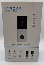 Yiroka Video Smart Doorbell Camera WiFi Motion Detection Brand New In Box