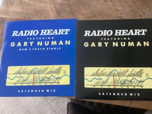 Radio Heart Featuring Gary Numan – Radio Heart  12" Vinyl record 1987 x 2