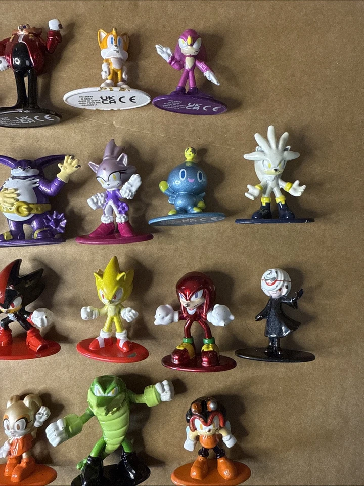 Figuras fundidas a presión Sonic The Hedgehog 18 piezas NanoMetalfigs Jada Toys Sega Genesis Foto 4 de 4