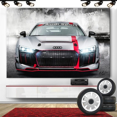 Leinwand Bilder AUDI R8 Sportwagen Auto Deko Wandbilder ... Leinwand Bilder AUDI R8 Sportwagen Auto Deko Wandbilder ...