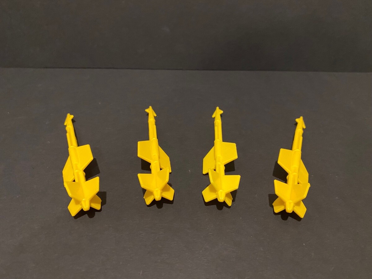 Vintage 1986 GI Joe Conquest X-30 Lot of 4 Missiles Parts Vintage 1986 GI Joe Conquest X-30 Lot of 4 Missiles Parts