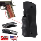 For PG1911-1 Grip Wraparound Rubber Government Finger Groove Grip Insert