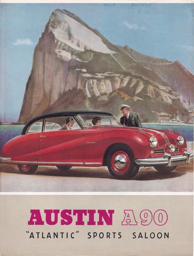 AUSTIN A90 "ATLANTIC" SPORT SALOON BROCHURE, PUB No. 773/C. - Picture 1 of 4