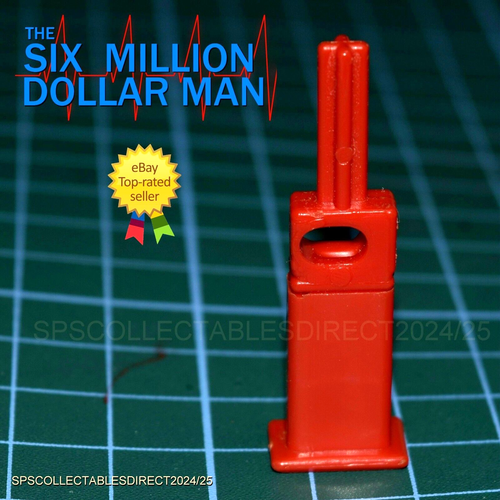 Vintage The Six Million Dollar Man Original Lifting Arm Button 1974 FREE POST UK - Picture 9 of 14