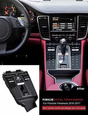 Car Saddle For Porsche Panamera 2010-2017 LCD Touch Panel Upgrade Modification