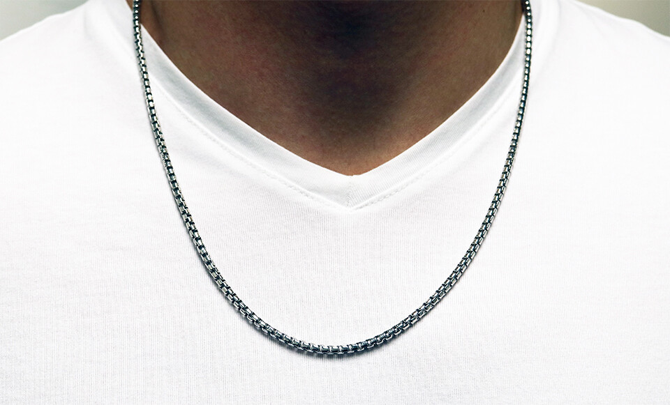 Collana BOSTON 8mm In Serpentino, Larvikite E Perle In Argento 925 - Foto 13