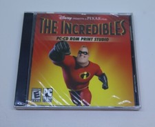 New Disney's The Incredibles PC-CD ROM Print Studio PC 2005 Disney Interactive