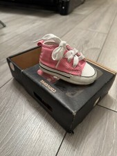 Baby Converse All Stars - Pink Size UK 2 Brand New In Box