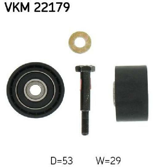 Original SKF Umlenk-/FüHrungsrolle Zahnriemen VKM 22179 FüR Alfa Romeo Fiat-image