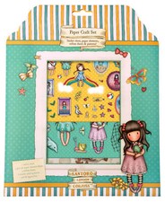 GORJUSS ESSENTIALS PAPER CRAFT SET-Santoro London Mini Girl-Vellum-Stickers