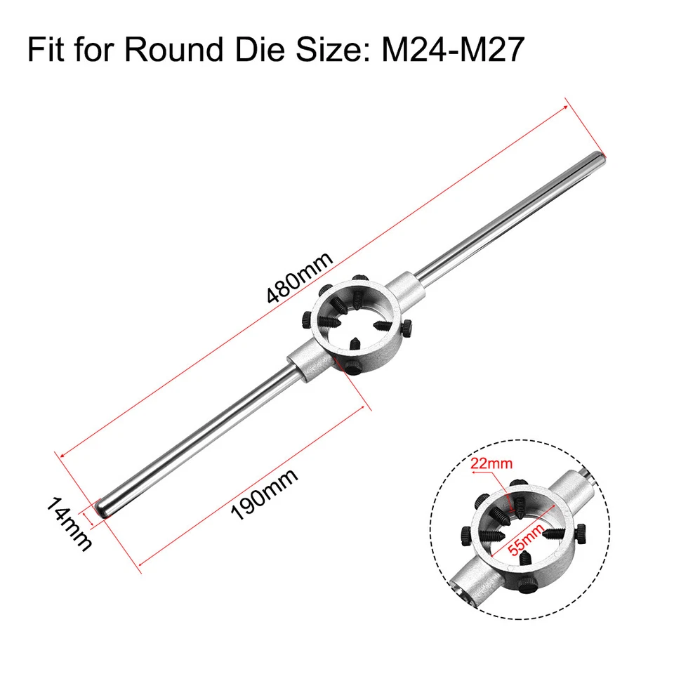 Llave ajustable con soporte de troquel redondo ID de 55 mm para troquel redondo M24-M27 Foto 3 de 4