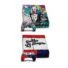 SUICIDE SQUAD 2016 GRAPHICS VINYL SKIN DECAL FOR SONY PS4 CONSOLE  CONTROLLER