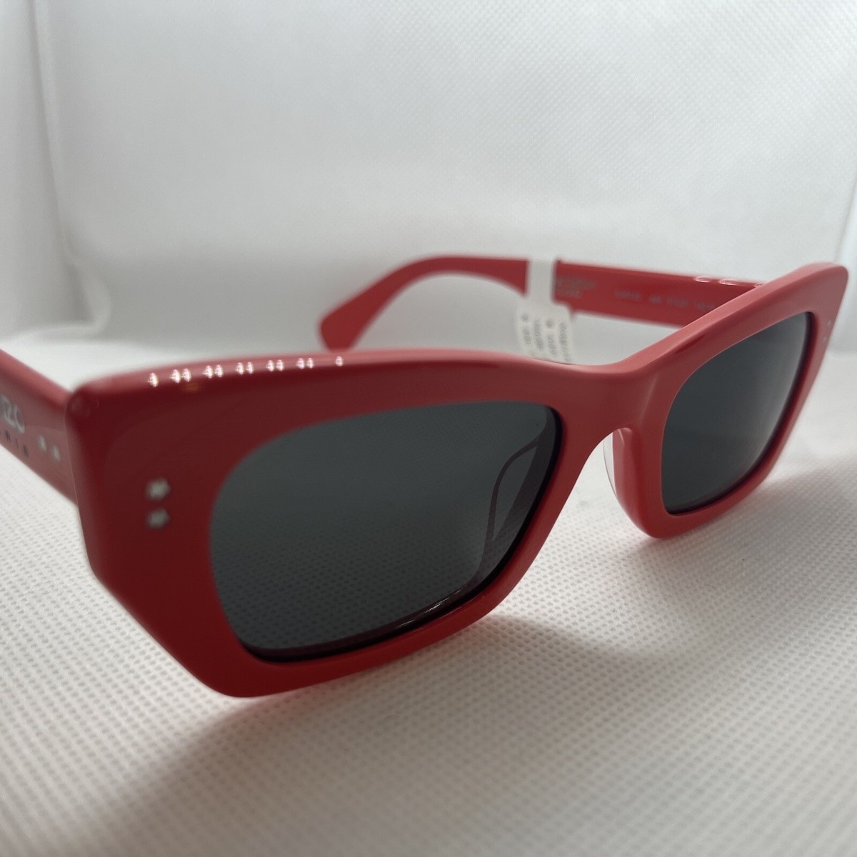 New in Box Kenzo Boke Flower Geometric Sunglasses 51mm Red | eBay