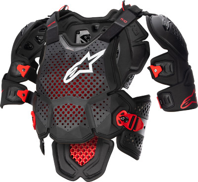 Alpinestars A-10 Roost Guard V2 Medium/Large Black/Red 6700523-1431-ML