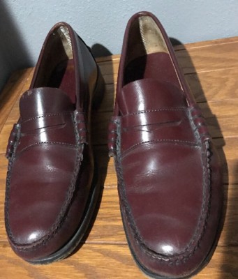 Florsheim Berkley Penny Loafers Burgundy Leather Size 15 D Classic Dress Shoes Men main image 2