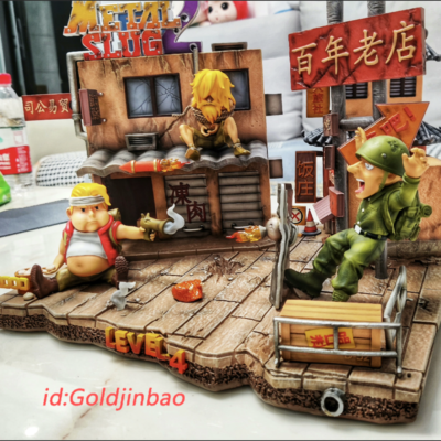 メタルスラッグ 2 Krazy Art チャイナタウン スタチュー フィギュア KrazyArt x SNK メタルスラッグ2 China town スタチュー