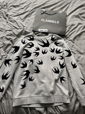 Mcq Alexander Mcqueen Sweatshirt MCQ SWALLOW PRINT SWEATSHIRT