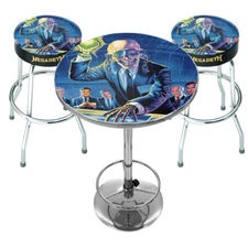 Megadeth 'Rust In Peace' Bar Set - Table and 2 Bar Stools - NEW OFFICIAL
