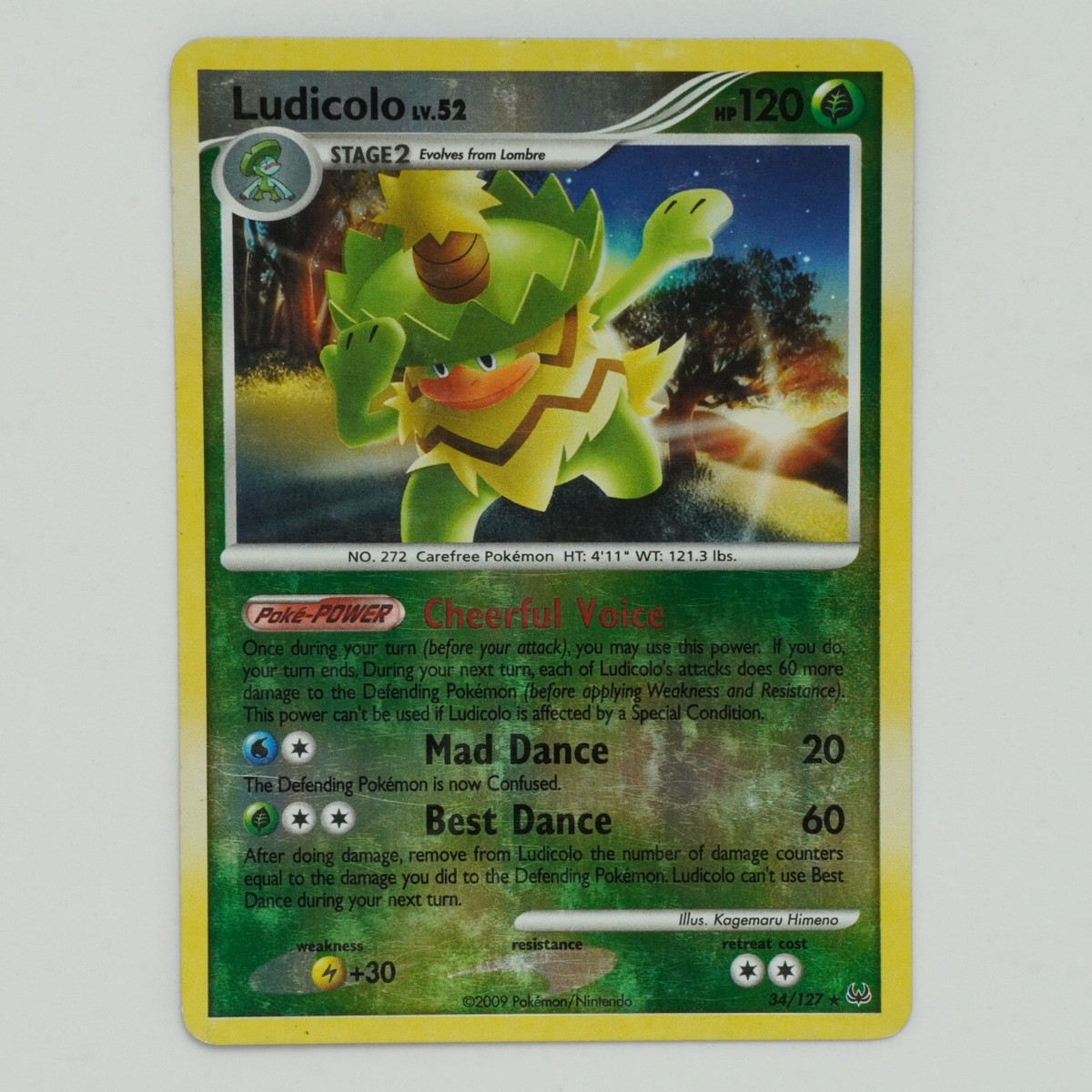 Ludicolo 34/127 Reverse Holo Rare Platinum Pokemon Card | eBay