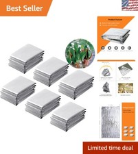 Premium 6 Pack Mylar Film - 82x47 Sheets for Indoor Gardens Emergency Use