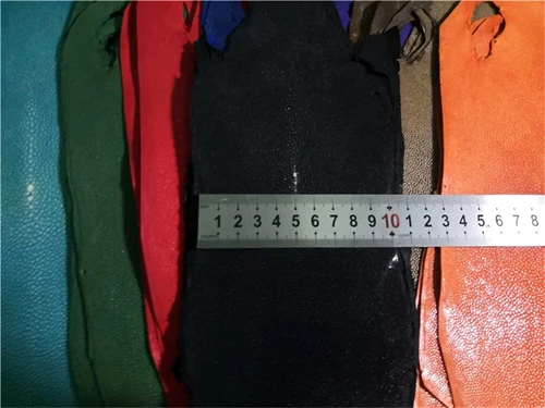 1PCS Real Polished Stingray Shagreen Fish Skin Leather Hide Pelt Various colors - Picture 10 of 36