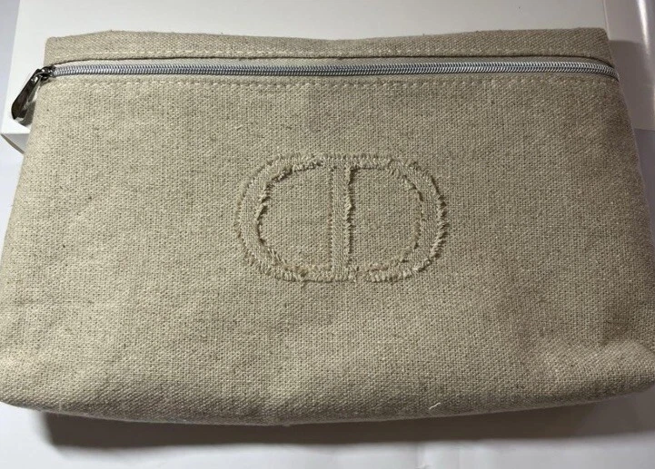 Christian Dior Nouveauté Pochette GRANDE Pochette 2023 Sac d'été Beige JAPON Lin CD