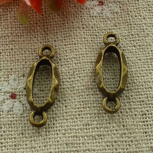 Free Ship 200 pcs Antique bronze nice connectors 21x8mm L-3072 - Picture 4 of 4