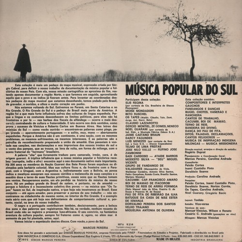 Música Popular Do Sul 2 Discos Marcus Pereira – MPA-9314 Gatefold LP - Picture 2 of 4