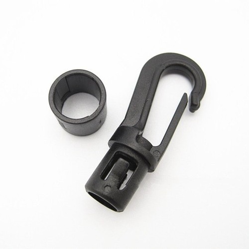 40 un. ganchos de extremo de cable de choque de conexión de ajuste rápido para cuerda elástica bungee de 8 mm - Imagen 7 de 8