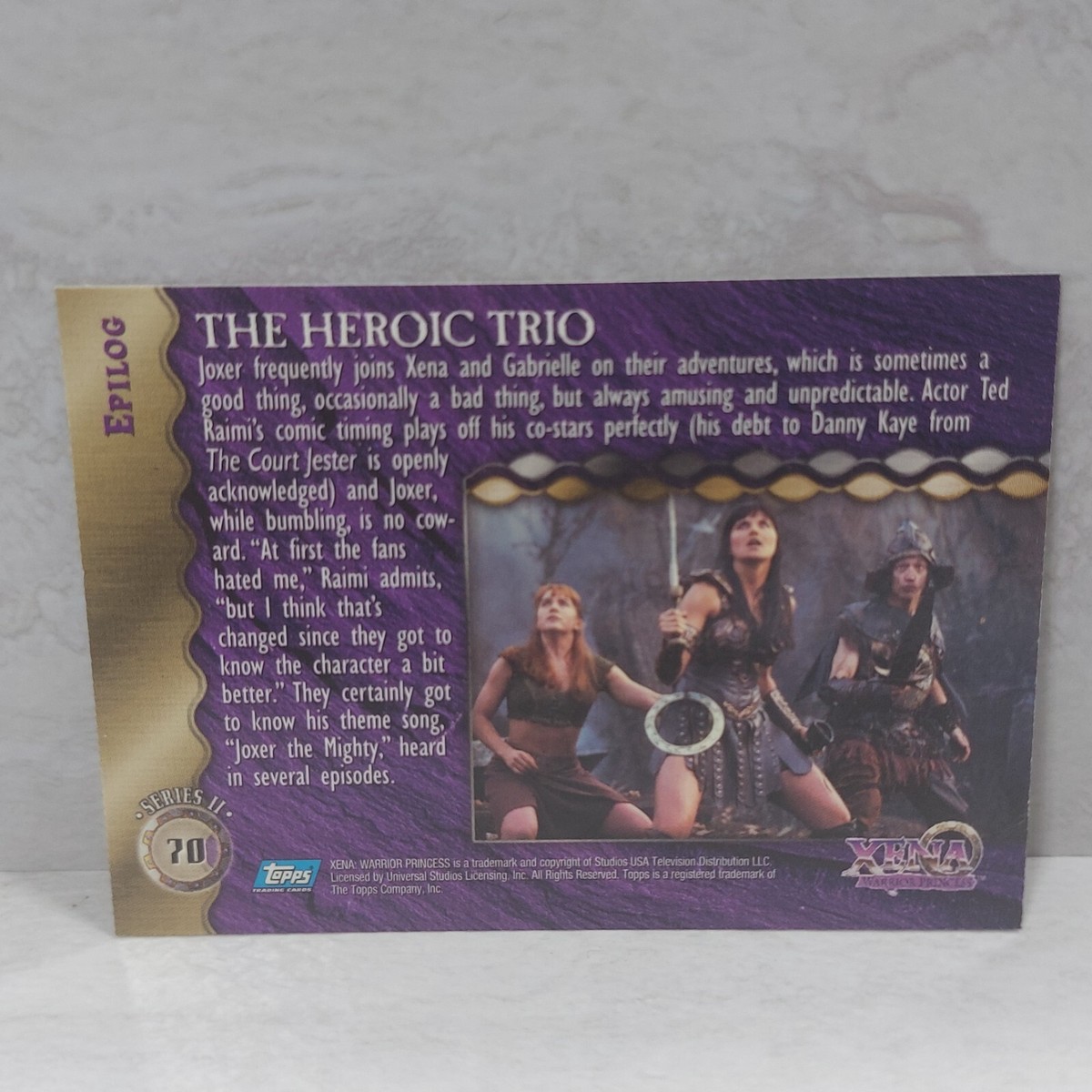 Xena Warrior Princess Series 2 #70 The Heroic Trio Trading Card