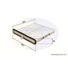 For Mazda CX-5 2.2 D Genuine Comline Pollen Cabin Interior Air Filter