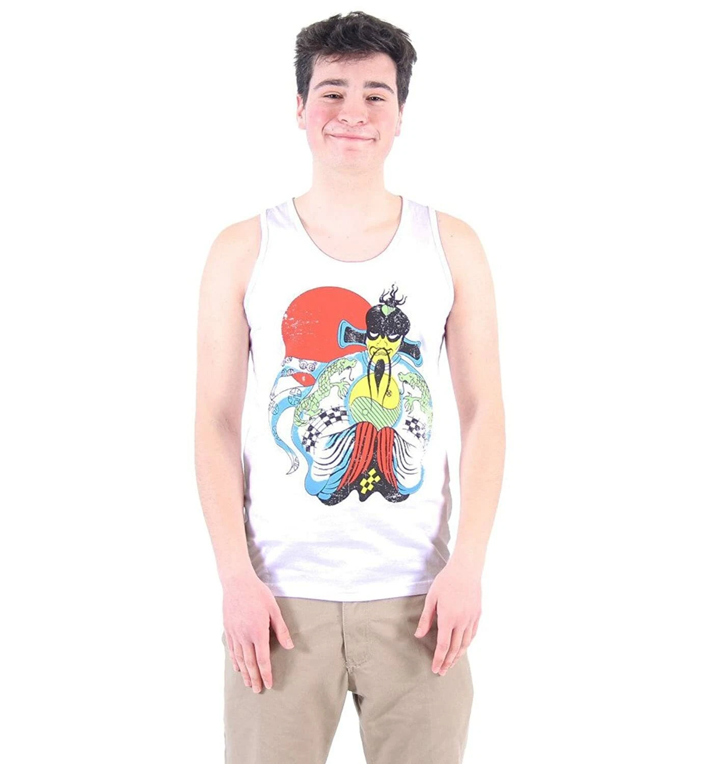 Unisex Halloween Cosplay Jack Burton Big Trouble Little China Costume Tank Top
Opens in a new window