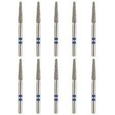 Dental Zirconia Crown Cutter Diamond Burs Round End Taper Z856/016M Medium Grit