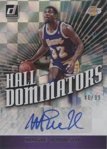 2019-20 Panini Optic Magic Johnson Express Lane Silver Holo Lakers