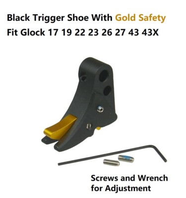 #ad Adjustable Trigger For Glock Multiple Safety Color Choices Anodized Aluminum $35.89