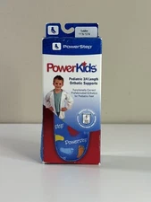 PowerStep PowerKids 3/4 Pediatric Orthotic Shoe Insoles Toddler 11.5-12.5