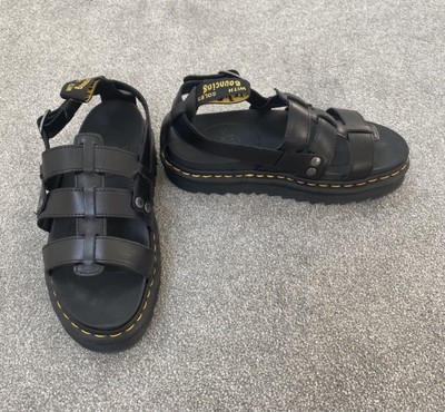 woman dr marten sandals