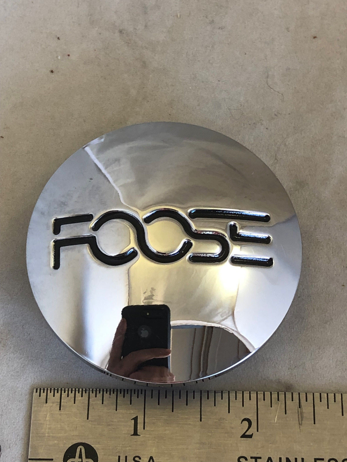 FOOSE Custom Wheels Chrome Wheel Rim Hub Cover Center Cap M-421 1001-13-image