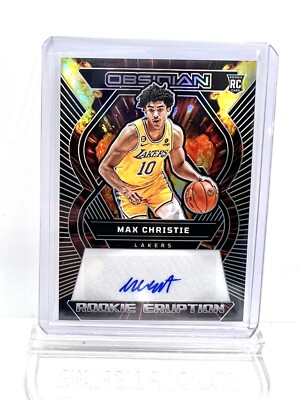 2022-23 Panini Obsidian - Rookie Eruption Autographs Max Christie 