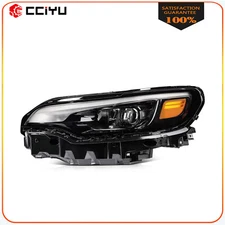 Left Driver Side For 2019-2023 JEEP CHEROKEE Black Housing Headlight Assembly