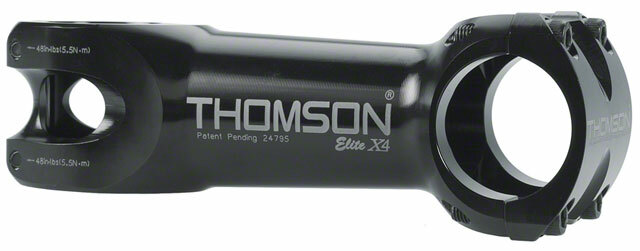 THOMSON elite x4 stem (70mm/0°/black) Thomson Elite X4 Mountain Stem - 70mm, 31.8 Clamp, +/-0, 1 1