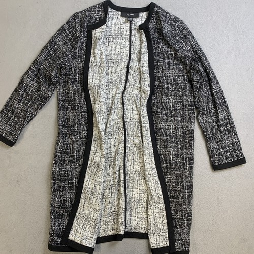Alfani Jacket Women’s Size M Black White RN 37763 Carnigan - Picture 10 of 13