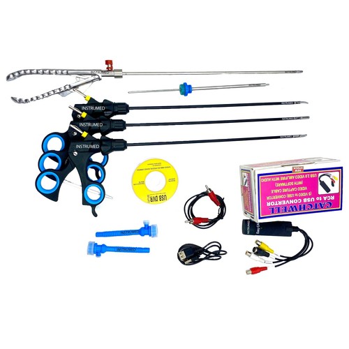 Set Completo Simulatore Laparoscopico Endo Trainer Ovale Con 6 Strumenti &ndash; ASW